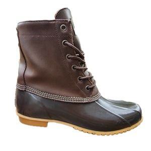 Womens Bass Harlequin Duck Boots Size 7